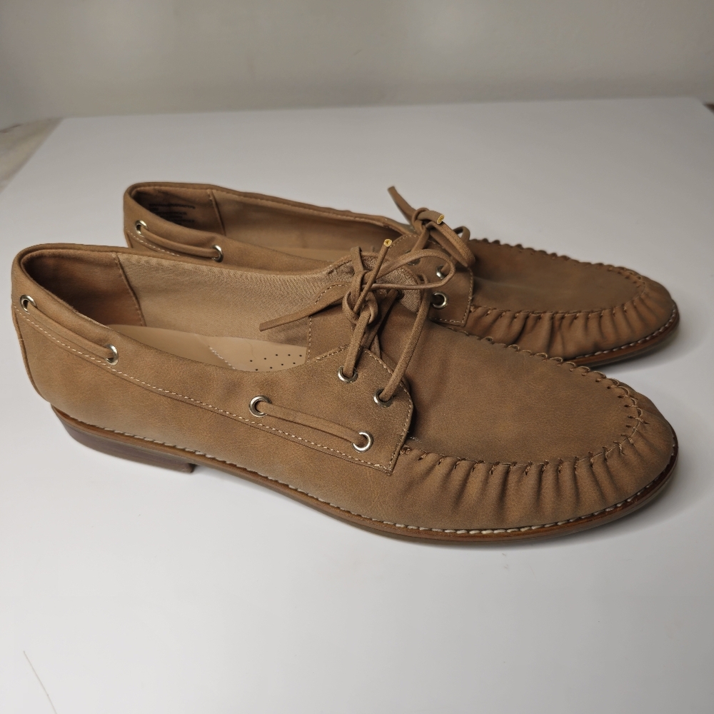 Tommy Bahama Tan Leather Woman Loafers‎ Size